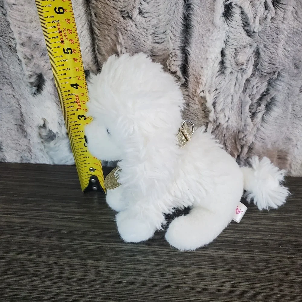 Justice Pet Shop White Poodle Puppy Dog Gigi Plush Mini Stuffed Toy 5